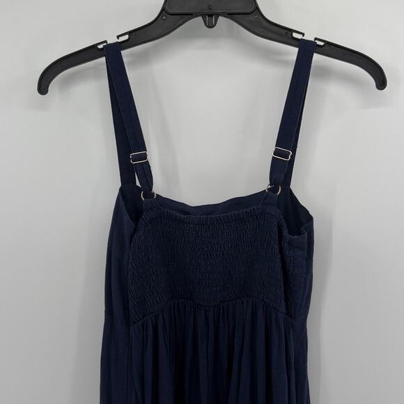 Haven Women's Sardinia Linen/Viscose Blend Maxi Dress - Riviera Blue - XS/S - Picture 8 of 9